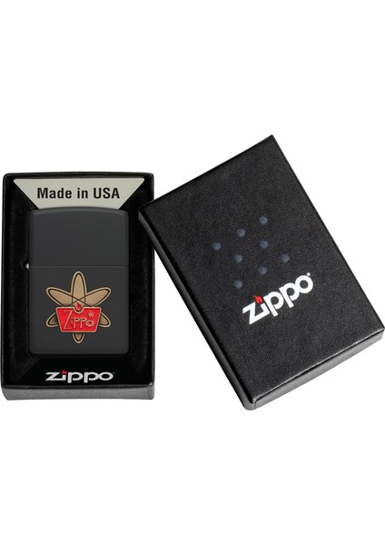 218 Retro Zippo Star Emblem Çakmak - 48920-114535