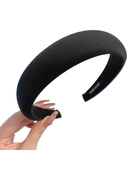 Saten Parlak Sünger Kafa Bandı Yeni Şeker Renk Yüksek Kafatası Kafa Bandı Düz Renk Çok Yönlü Yaz Gezisi Kadın Saç Aksesuarları (Yurt Dışından)