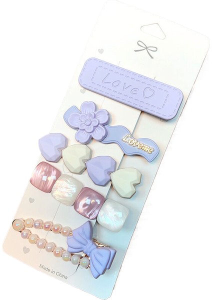 Yeni Saç Tokası Sevimli, Tatlı Kız Klibi Ördek Gagası Klibi, Kırık Saç Patlama Klipsi Narin ve Süper Peri Kenar Klipsi Saç Süsü (Yurt Dışından)