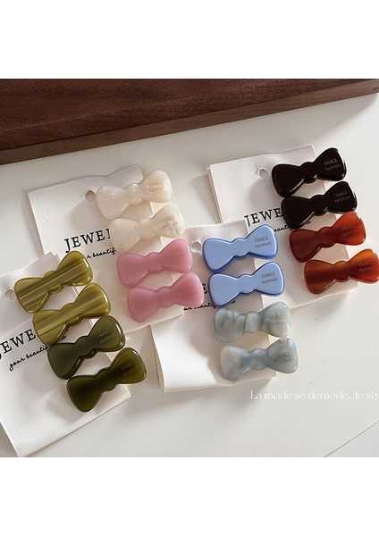 Yeni Moda 8.5 cm Geometrik Renk Dalgalı Saç Klipsi Vintage Akrilik Mermer Bahar Klip Üst Klip Saç Süsü (Yurt Dışından) fiyatları