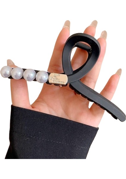 Büyük Boy Mat Kapma Klipsleri Ins Premium Başın Arkası Pan Saç Tokası Kadın Saç Hacmi Köpekbalığı Klip Saç Kartı (Yurt Dışından)