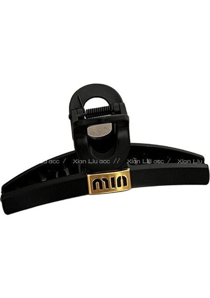 Büyük Boy Mat Kapma Klipsleri Ins Premium Başın Arkası Pan Saç Tokası Kadın Saç Hacmi Köpekbalığı Klip Saç Kartı (Yurt Dışından)