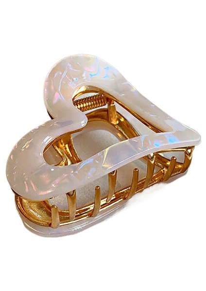 Başın Arkasını Seviyorum Orta Saç Tokası Kavrama Klipsi Zarif Mizaç Köpekbalığı Saç Kavrama Saç Tokası Başlık Kadın (Yurt Dışından)