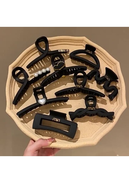 Büyük Boy Mat Kapma Klipsleri Ins Premium Başın Arkası Pan Saç Tokası Kadın Saç Hacmi Köpekbalığı Klip Saç Kartı (Yurt Dışından) fiyatları