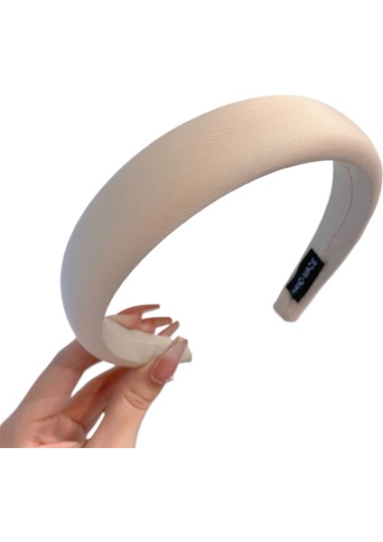 Saten Parlak Sünger Kafa Bandı Yeni Şeker Renk Yüksek Kafatası Kafa Bandı Düz Renk Çok Yönlü Yaz Gezisi Kadın Saç Aksesuarları (Yurt Dışından)