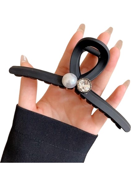 Büyük Boy Mat Kapma Klipsleri Ins Premium Başın Arkası Pan Saç Tokası Kadın Saç Hacmi Köpekbalığı Klip Saç Kartı (Yurt Dışından)