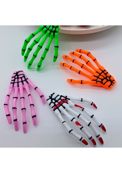 Popüler Cadılar Bayramı Saç Tokaları, Yaratıcı Iskeletler, El Tutamakları, El Kemikleri, Pençeler, Renkli Floresan Saç Tokaları, Özel Saç Aksesuarları (Yurt Dışından) modelleri