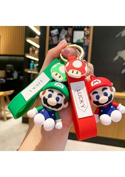 Karikatür Damla Kauçuk Bebek Anahtarlık Kolye Kadın Yaratıcı Çift Araba Okul Çantası Anahtarlık (Yurt Dışından) fiyatları