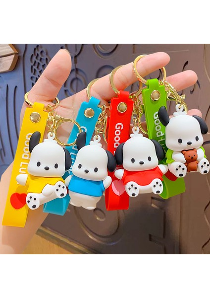 Karikatür Damla Kauçuk Bebek Anahtarlık Kolye Kadın Yaratıcı Çift Araba Okul Çantası Anahtarlık (Yurt Dışından) fırsatları
