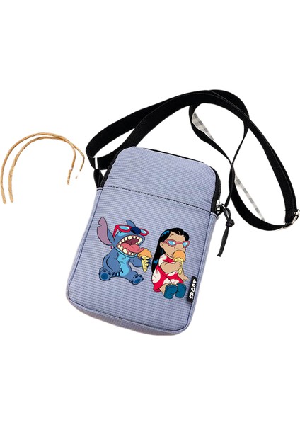 Kedi Bayan Omuz Çantası Crossbody Çanta Tuval Küçük Omuz Cep Telefonu Çantası Öğrenci Çanta (Yurt Dışından)