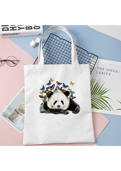 Baskılı Kanvas Çanta Omuz Sırt Çantası Öğrenci Rahat Kadın El Alışveriş Çantası (Yurt Dışından) modelleri