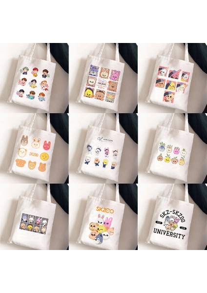 Periferik Baskılı Kanvas Çanta Öğrenci Rahat Bayan El Omuz Çantası (Yurt Dışından) fiyatları