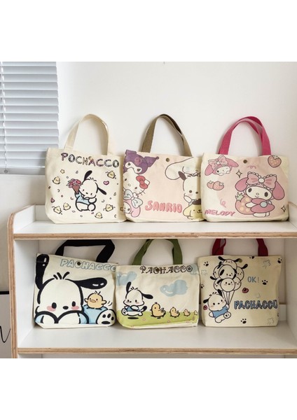 Tong Sevimli Taşınabilir Kanvas Çanta Öğrenci Mini Çanta Kanvas Çanta (Yurt Dışından) modelleri