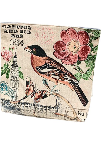 Bölgesel Özellikler Yeni Moda Kadın Çantası Etnik Tarzı Kanvas Omuz Çantası Büyük Kapasiteli Basit ve Çok Yönlü (Yurt Dışından)