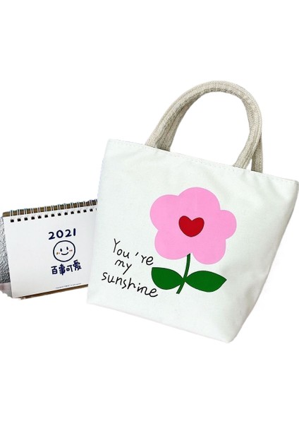 Karikatür Eğlenceli Kawaii Sanat Baskı Çanta Omuzdan Askili Çanta Rahat Alışveriş Kız Çanta Kadın Kanvas Çanta (Yurt Dışından)