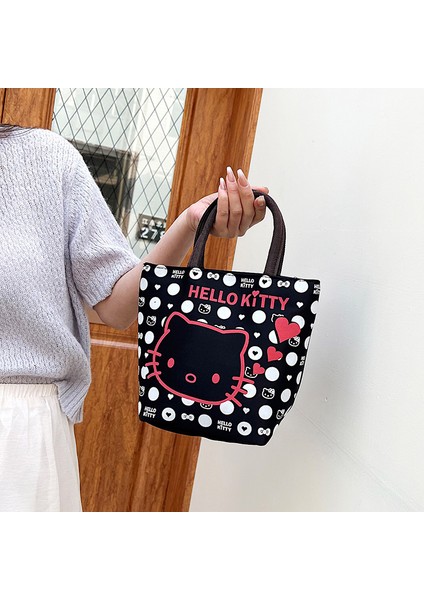 Tib Çantası Öğrenci Yeni Stil Mickey Baskılı Şık Öğle Yemeği Çantası Çok Yönlü Basit Sevimli Sevimli El Taşıma Anne Çantası (Yurt Dışından) fırsatları