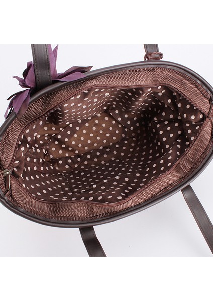 Yeni Kore Tarzı Niş Moda Hasır Dokuma Anne Çantası El Yapımı Dokuma Çanta Büyük Çiçek Omuz Çantası Plaj Çantası (Yurt Dışından) fırsatları