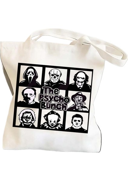 Cadılar Bayramı Balkabağı Hayalet Festivali Baskı Büyük Kapasiteli Doğum Günü Hediyesi Çanta Karikatür Yaratıcı Tote Çanta Hediye Çantası (Yurt Dışından)