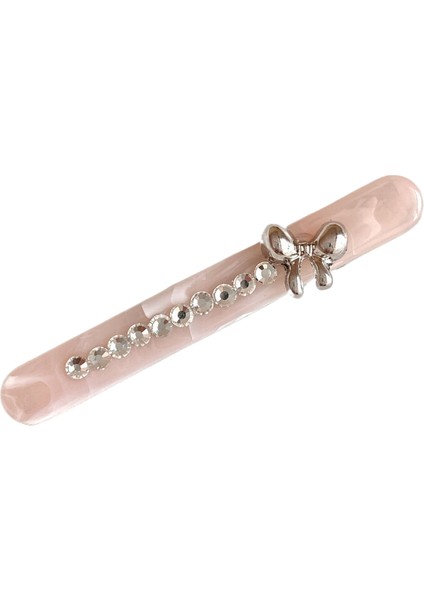 Tatlı Kız 2024 Yeni Lüks Asetat Yay Inci Toka Saç Kartı Kırık Saç Patlama Klip Saç Süs Kadın (Yurt Dışından)