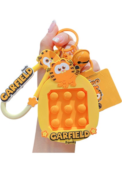 Garfield Anahtarlık Çift Sevimli Okul Çantası Kolye Araba Anahtarlık (Yurt Dışından)