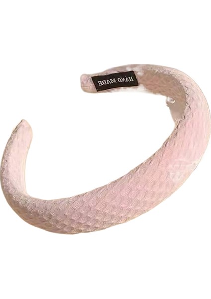 Şeker Renkli Waffle Kafa Bandı Yaz Yüksek Kraniyal Taç Kalite Duygusu Yaz Yeni Sünger Kafa Bandı Yıkama Yüz Geniş Kenarlı Saç Delikleri (Yurt Dışından)