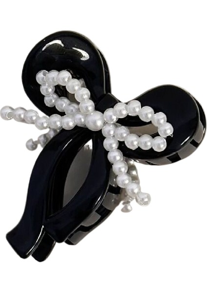 Yeni Tatlı Gümüş Yay Küçük Renkli Prenses Saç Klipsi Kapmak Klip Köpekbalığı Klip Yan Klip Saç Süsü Kadınlar Için (Yurt Dışından)