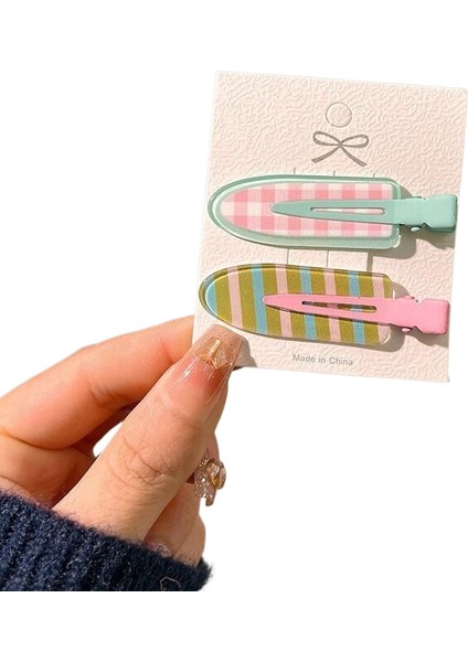 Sevimli Köpek Yavrusu Saç Tokası Kadın Alın Patlama Ördek Gagası Klip Lüks Duygusu Çok Yönlü Şapkalar (Yurt Dışından)