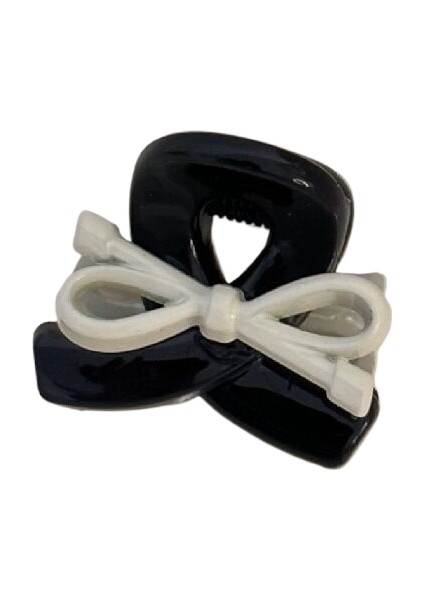 Yeni Tatlı Gümüş Yay Küçük Renkli Prenses Saç Klipsi Kapmak Klip Köpekbalığı Klip Yan Klip Saç Süsü Kadınlar Için (Yurt Dışından)