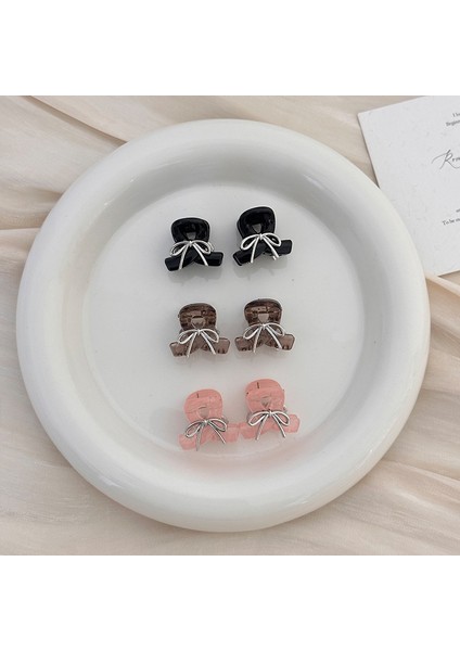 Yeni Tatlı Gümüş Yay Küçük Renkli Prenses Saç Klipsi Kapmak Klip Köpekbalığı Klip Yan Klip Saç Süsü Kadınlar Için (Yurt Dışından) fiyatları