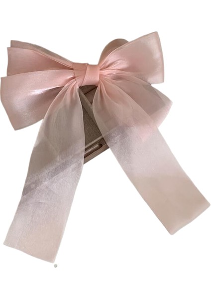 Kremli Tatlı Örgü Yay Saç Tokası, Süper Peri Üst Klip, Başın Arkası Saç Tokası, Saç Tokası, Saç Bandı, Bahar Klipsi (Yurt Dışından)