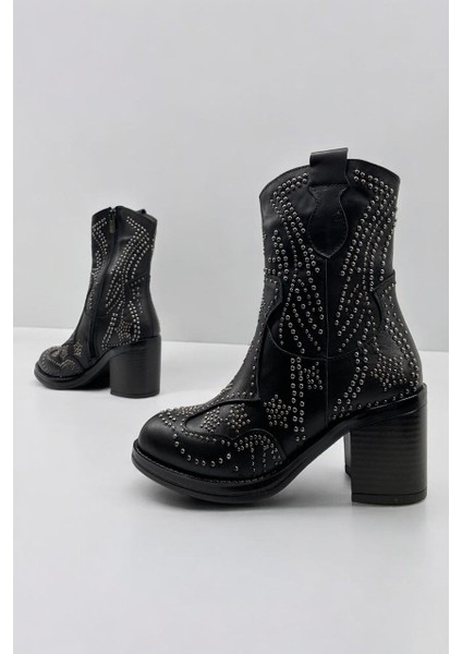 25104752K Siyah Deri Kadın Casual Günlük Bot indirimleri