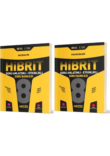 8. Sınıf Matematik - Fen Bilimleri Hibrit Soru Bankası