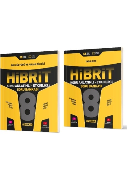 8. Sınıf Din Kültürü ve Ahlak Bilgisi - İngilizce Hibrit Soru Bankası