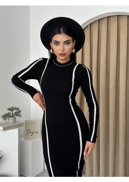 Kamila Triko Midi Elbise