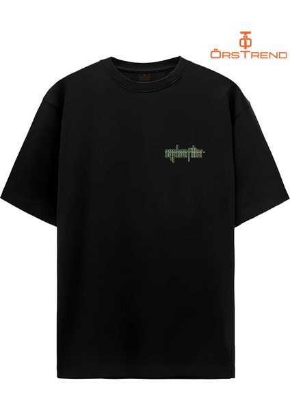 Syphon Filter Baskılı Oversize Tişört fiyatları