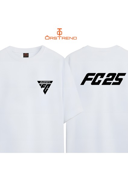 FC25 Baskılı Oversize Tişört