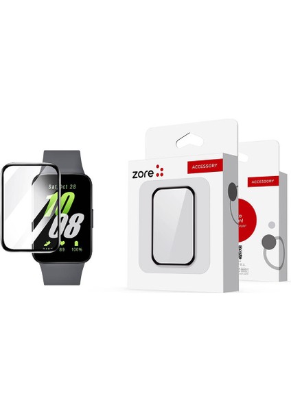 Galaxy Fit 3 Pmma Pet Saat Ekran Koruyucu-Siyah fiyatları