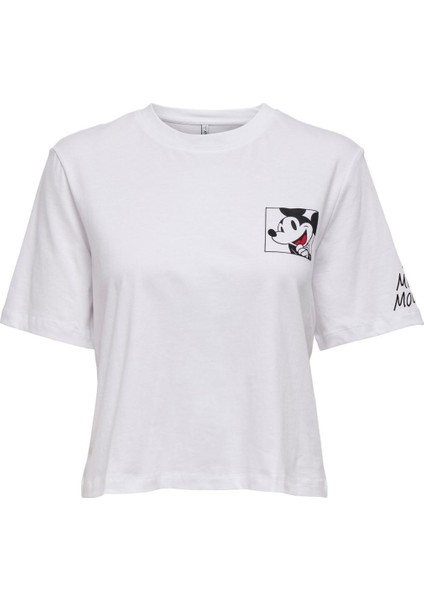 Kadın Disney Mickey Mouse Lisanslı T-Shirt Onlmickey- 15261597 fırsatları