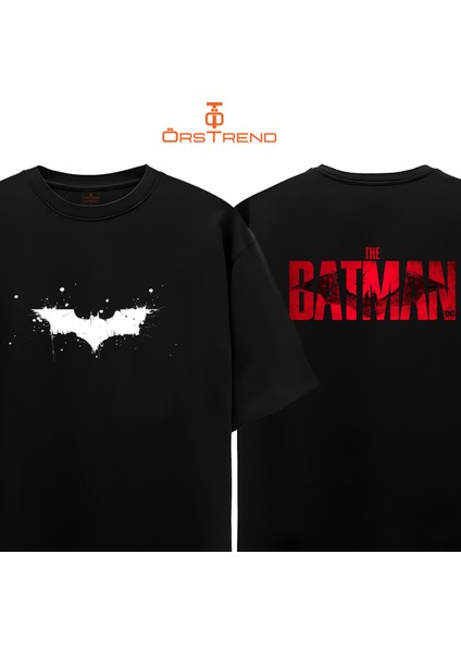 Batman Baskılı Oversize Tişört