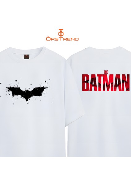 Batman Baskılı Oversize Tişört
