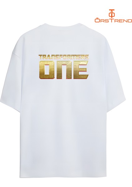 Transformers One Baskılı Oversize Tişört modelleri