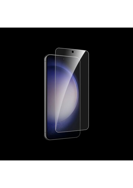 Galaxy S24 3D Vov Curve Glass Ekran Koruyucu-Siyah