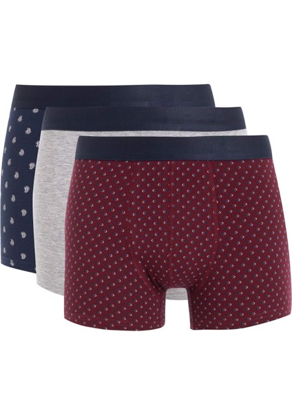 Şal Desenli 3'lü Boxer D7548AX24AU