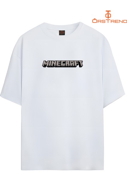 Minecraft Baskılı Oversize Tişört fiyatları