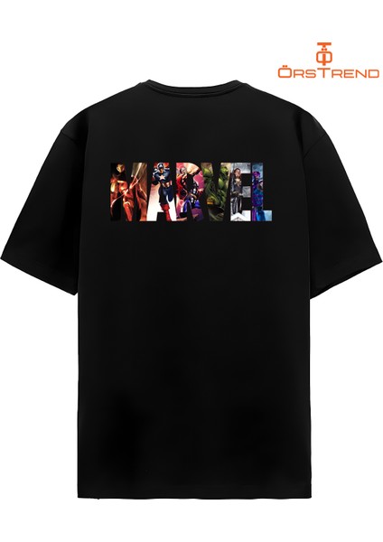 Marvel Avengers Baskılı Oversize Tişört modelleri