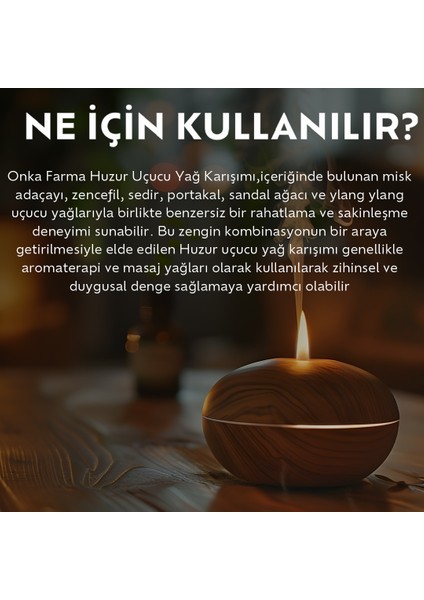 Huzur Uçucu Yağ Karışımı 10 Ml fırsatları