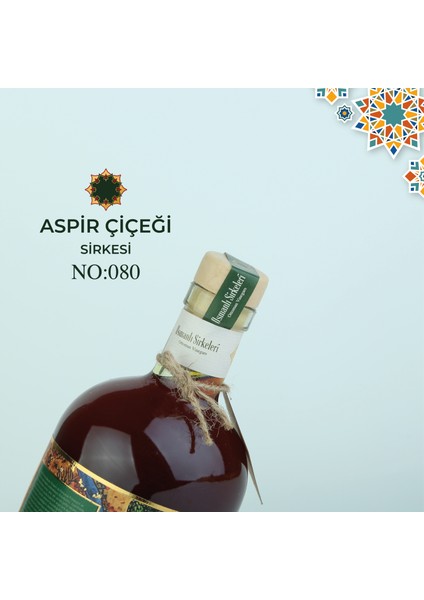 No : 080 Aspir Çiçeği Sirkesi 500ML