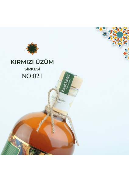 No: 021 Kırmızı Üzüm Sirkesi