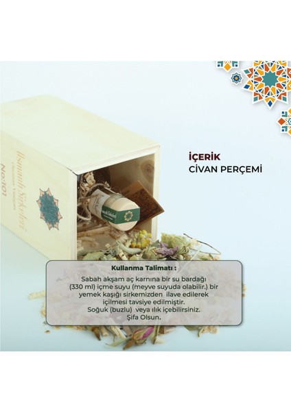 No : 101 Civan Perçemi Sirkesi 500 ml