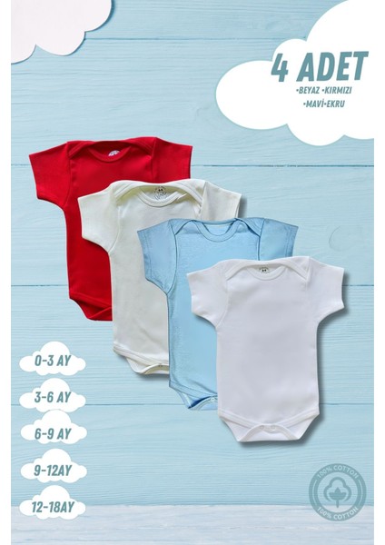 4lü Çıtçıtlı Organik Pamuk Bebek Zıbınları fiyatları